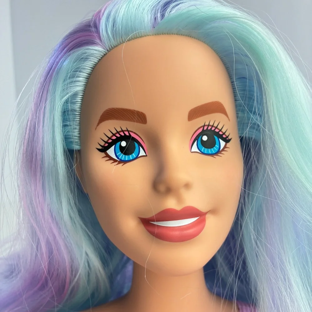 Barbie Fairy Tale Styling Head Pastel Hair Mattel 2022 HMD82